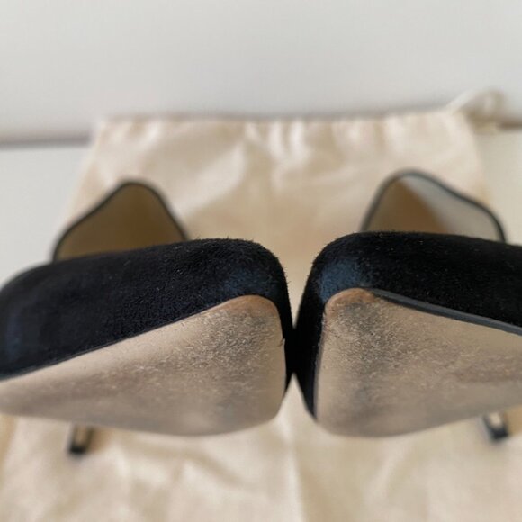 🇮🇹 Made in Italy | J.Crew Elsie suede d’Orsay Black pumps - Picture 14 of 17